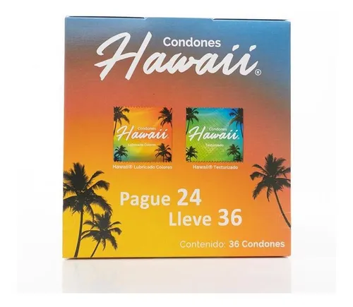 Condones Hawaii X 36