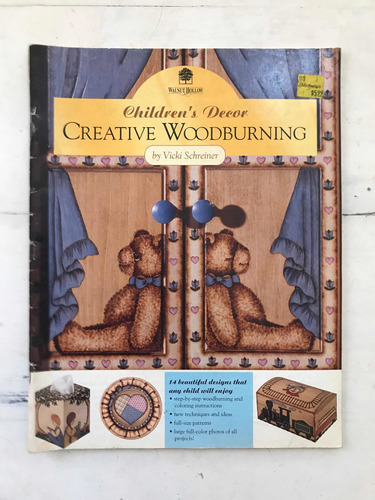 Revista Importada Creative Woodburning  Pintura Decorativa