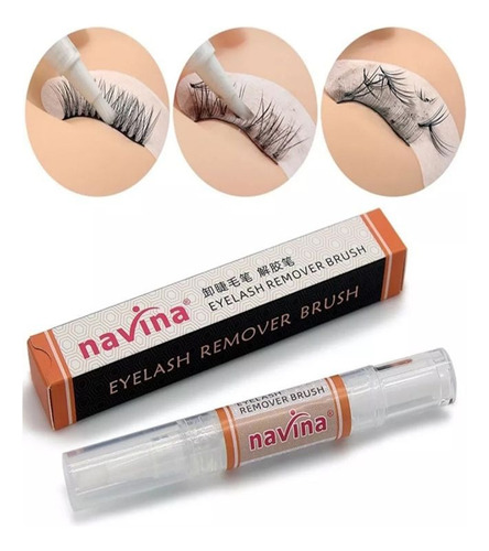 Removedor De Pestañas Gel En Lápiz Navina 10 Ml