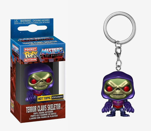 Funko Pop Keychain Terror Claws Skeletor Metalico Hot Topic