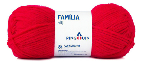 Lã Família 40g - Pingouin Cor 8348 - Rose Red