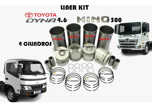 Liner Kit Toyota Dyna 4.6  Hino 500 Motor S05c