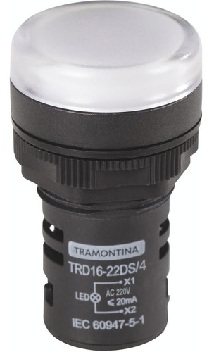 Sinalizador Tramontina Trd16-22ds/4 220 V Branco