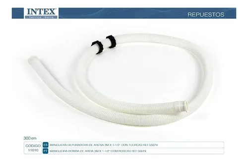 comprar Manguera Intex Bomba Filtro Arena 11010 - 38 Mm X 3 Metros