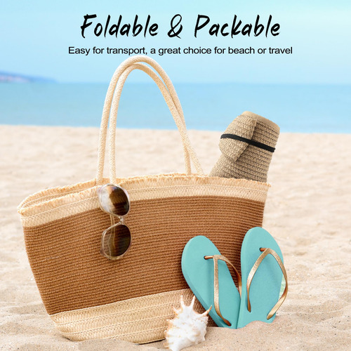 Sombreros Para Mujer, Sombrero De Playa De Paja De Moda Con