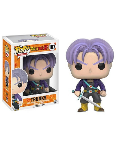 Funko Pop Trunks Dragon Ball Z Dbz Anime #107