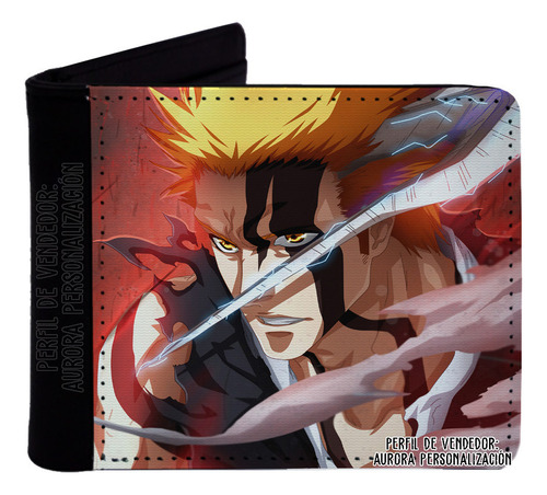 Billetera Cartera Cuero Sintético Bleach Serie Anime 02