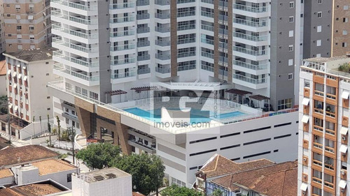 Imagem 2 de 9 de Apartamento Com 3 Suítes À Venda, 134 M² Por R$ 1.279.000 - Gonzaga - Santos/sp - Ap7619