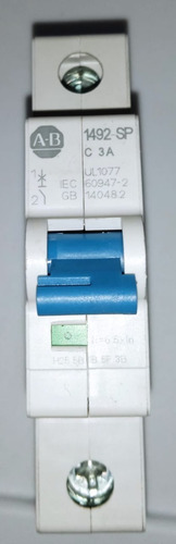 Interruptor, Marca: Allen Bradley, Modelo: 1492-spm3c060-n (Usado)