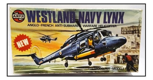Maqueta Escala 1/72 De Helicoptero Westland Navy Lynx
