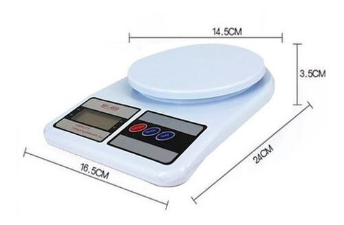 Imagen 3 de 3 de Balanza Digital De Cocina 1g A 10kg Electronica Precision