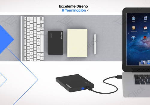 Imagen 6 de 10 de Carry Carrier Disk Usb C 3.0 Disco Externo Ssd 2.5 Sata