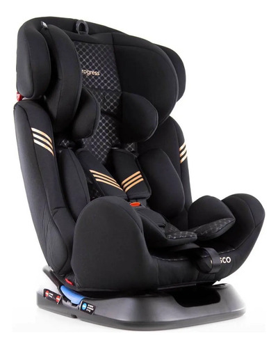 Cadeirinha Cosco Kids, Progress, 0 a 36kg, Preto Bronze