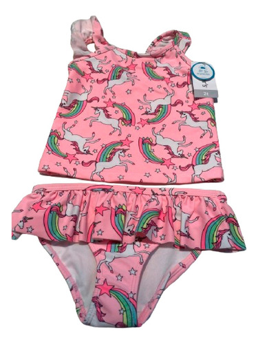 Traje De Baño Dos Piezas - Carters - T2 - Unicorn Tankini