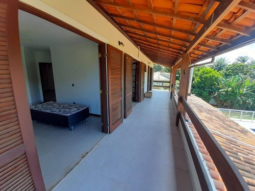 Imagem 14 de 18 de Casa 5/4 Á Venda Com Piscina Privativa E Enorme Jardim No Condomínio Encontro Das Águas. Ca00329