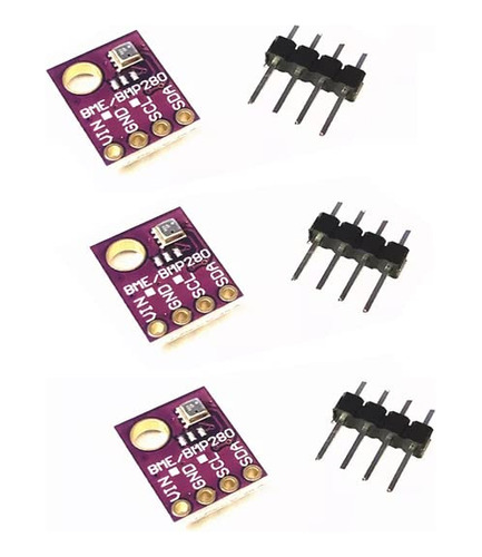 Sensor De Temperatura Humedad Bme280 5v I2c Arduino (3 Pieza