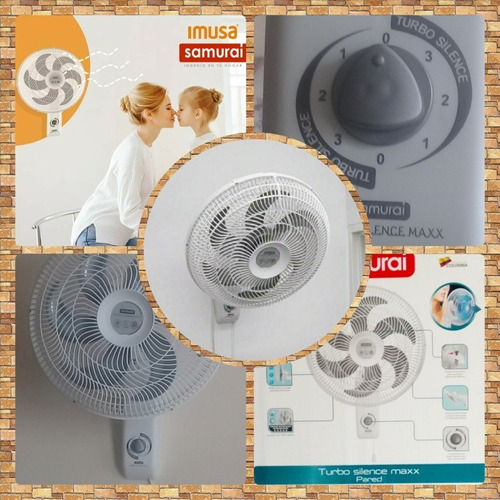 Ventilador De Pared Samurái 18 Pulgadas Silencioso Nuevos 