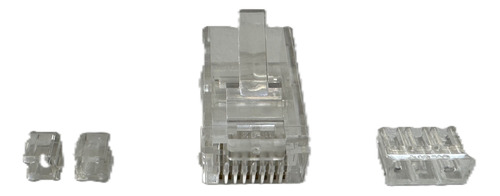 Conector Rj-45 Categoria 6a Plastico 10 Unid. Marca Powest