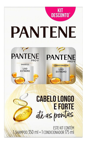 Kit C/ 6 Kit Shampoo + Condicionador Pantene Liso Extremo