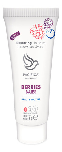 Bálsamo Restaurador Labial Pacifica Berries 7 Gramos