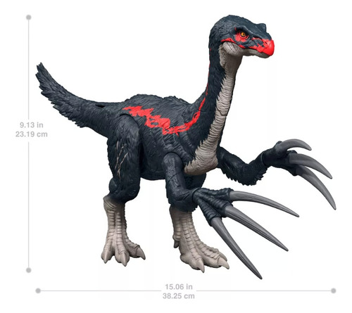 Jurassic World Therizinosaurus Slash And Roar Chaos Theory