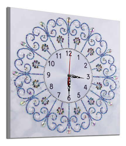 Reloj De Pared Con Forma De Y Clock Kits, Pintura Con Diaman