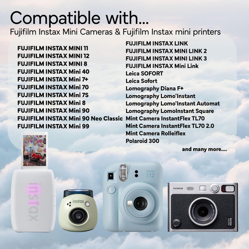 Cámara Instantánea Fujifilm Instax Mini Con Película 80 Y Te