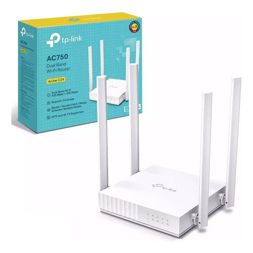 Router Tp-link Archer C24 Wi-fi Dual Band Ac750