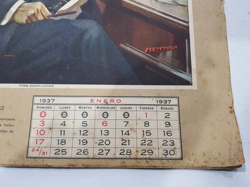 Imagen 3 de 9 de Antiguo Almanaque Alpargatas 1937 Zavattaro Compl Mag 58623
