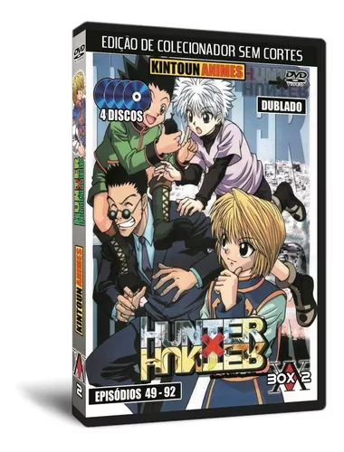 Dvds Hunter X Hunter Série Clássica Completa E Dublada