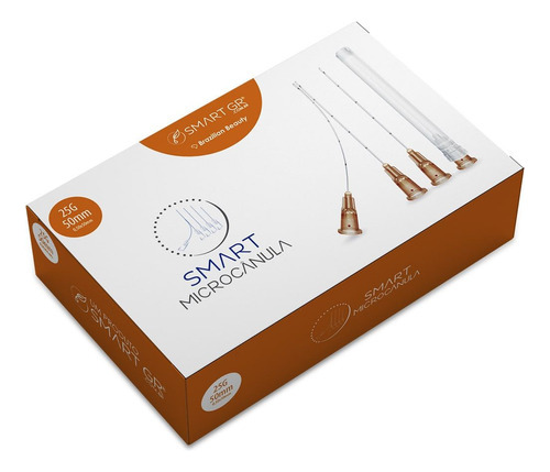 Smart Micro Cânula 25g X 50mm Com Anvisa Cx 10 Un Smart Gr