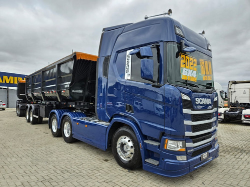 Scania R 540 6x4 Retarder Ano 22 Bug Leve + Rodocaçamba 21 