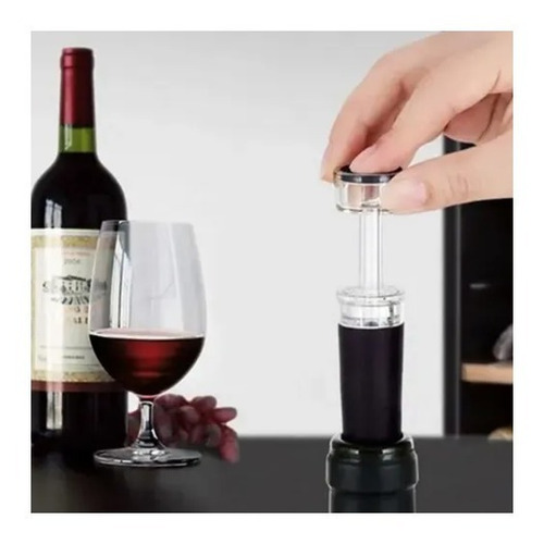 Vertedor De Vino Y Tapon Sellado Al Vacío