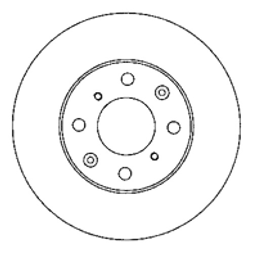 Disco Freno Del (240mm) Breme Honda Civic 4 Puertas 93-95