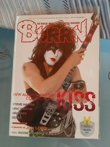 Revista Burrn! - Kiss - Novembro 2012 - Importada Japão