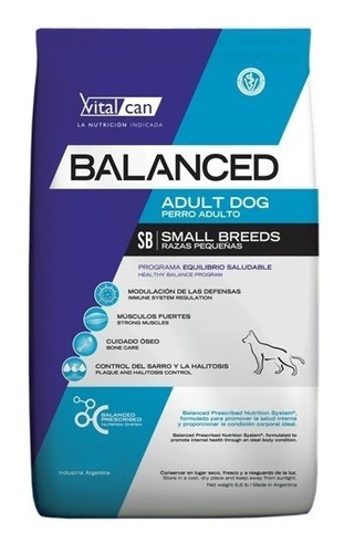 Vitalcan  Balanced Small Breed  X 7.5 Kg