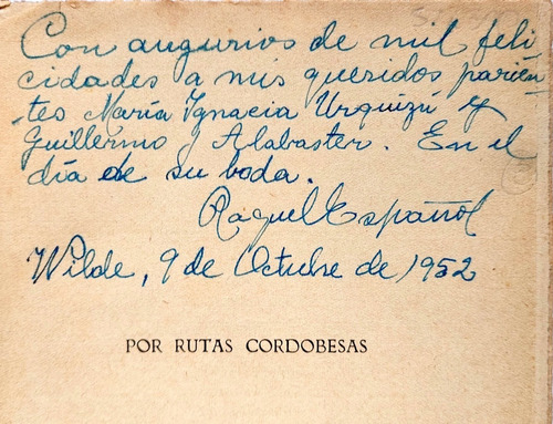 Firmado Raquel Español Rutas Cordobesas Costumbres Cordoba