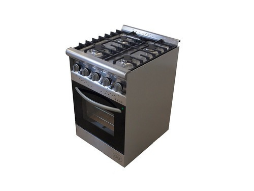 Imagen 2 de 2 de Cocina Industrial Saho Jitaku 550 Multigas 4 Hornallas Acero Inoxidable Puerta Con Visor