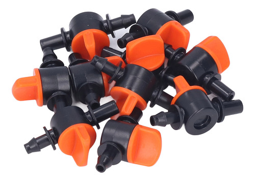 50 Válvulas De Riego Por Goteo De 4/7 Mm De Diámetro Exterio