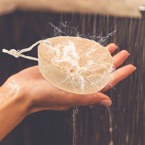 Esponja De Baño Artificial Con Forma De Panal De Algodón Con