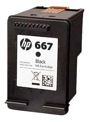 Cartucho De Tinta Hp 667 Ink Advantage Original Mi