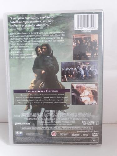 Dvd Lancelot O Primeiro Cavaleiro - Original Ótimo Estado (Usado)