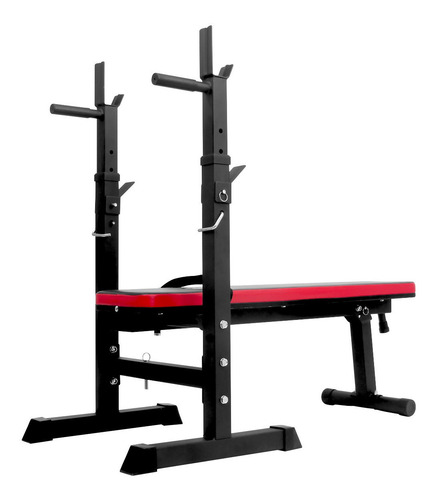 Imagen 4 de 7 de Banco Plano Con Soporte Para Barra, Plegable Envio Gratis !!