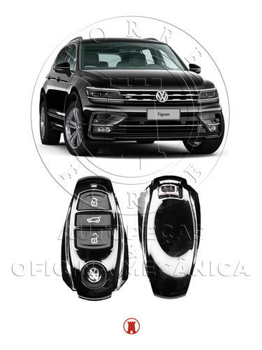 Chave Presença Tf Capa Carcaça Tiguan 2019 2020 2021 2022