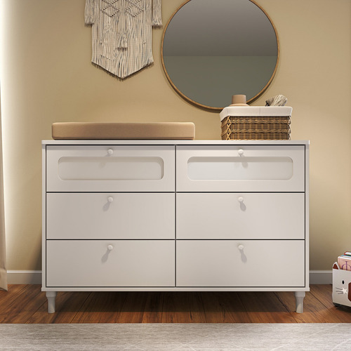 Quarto Bebê Fofura 3 Peças Com Berço Cômoda E Guarda-roupa Cor Branco