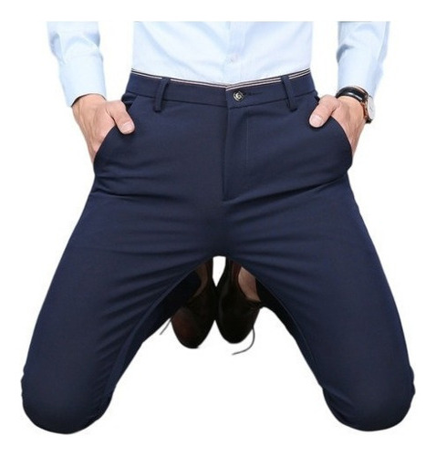 Pantalones De Hombre Elásticos De Negocios De Alta Calidad