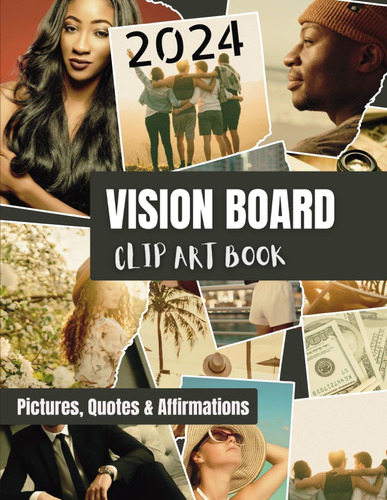 Libro: 2024 Vision Board Clip Art Book: Success Magazine Wit