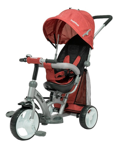 Triciclo Infantil Bebe Gira 360º Ruedas De Goma