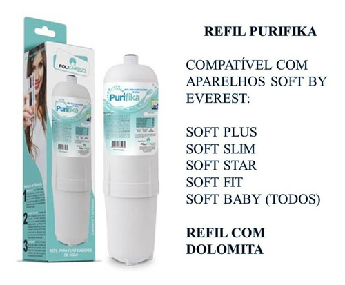 Filtro Refil Vela Compatível Soft Everest Lacrado Iso 9001