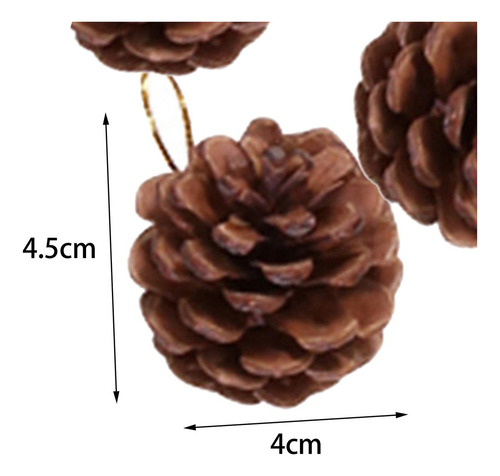 Tf 9x Colgante De Conos De Pino De Navidad Manualidades Diy